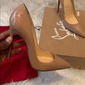 Christian Louboutin | Shoes | Christian Louboutin So Kate Nude | Poshmark